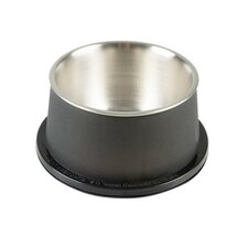 Miska DUVO+ Inox matná kónická čierna nerez 600ml - 16,3 x 7,5 cm